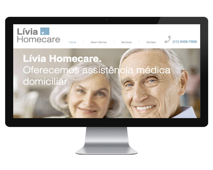 Site para home Care e atendimento domiciliar